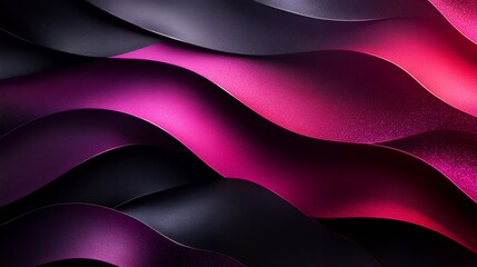 Futuristic design with silver and fuchsia gradient flow