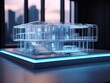 © SADEWA - Modern holographic high building architect