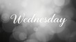 © rudy2101 - Wednesday Text Over Blurred Bokeh Background for Social Media Usage
