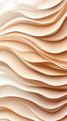 Leinwandbilder - Beige waves creating a beautiful and elegant abstract background, perfect for websites, presentations and prints
