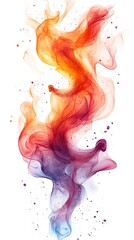 Wall Mural - Glowing Heat Motion Fiery Pattern high resolution hd photo