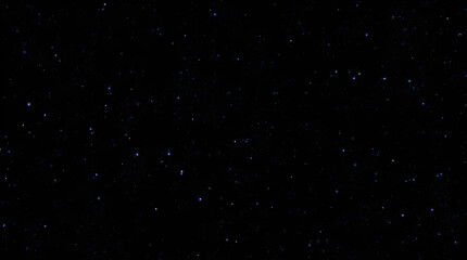 Wall Mural - Dark Night Sky Starfield Twinkling Blue Stars - Captivating Space Cosmos Universe Celestial Photo