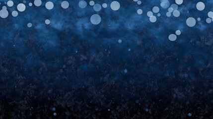 Wall Mural - celestial canvas: a mesmerizing display of luminous orbs dance against a gradient canvas of deep blu