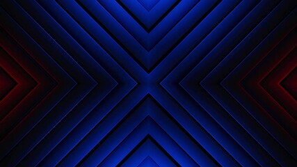 Wall Mural - This stock motion graphics video includes a clip of a Red  Blue Light Panels