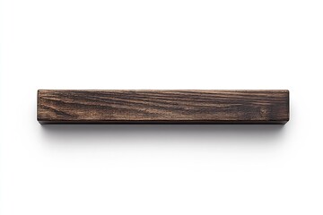 Poster - Elegant dark wooden plank showcasing natural textures and patterns for design and decoration purposes : Generative AI