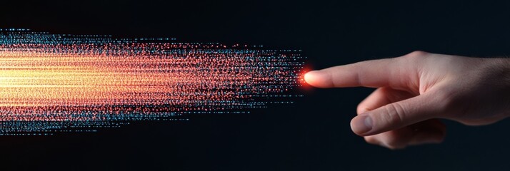 Poster - Next-Gen Digital Authentication Immersive Biometric Interface Visualizing Secure Access with Dynamic AI-Driven Data Transformation Technology