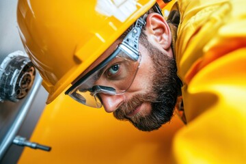 Poster - Industrial Edge Next-Gen Safety Tech Meets Human Precision - Dynamic Workplace Innovation for High-Performance Professional Engineering Environments