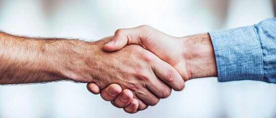 Leinwandbilder - Eco-Conscious Corporate Collaboration Diverse Professionals Sealing Sustainable Partnership with Authentic Handshake in Modern Minimalist Workspace