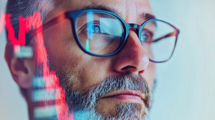 Leinwandbilder - Futuristic Financial Analysis Immersive Data Visualization for Next-Gen Investors - Cutting-Edge Market Intelligence and Technological Decision Making