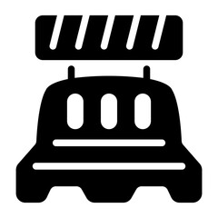 Wall Mural - barrier solid icon