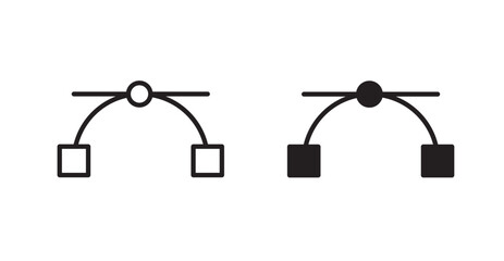 Wall Mural - vector icon outlined icon vector collection.