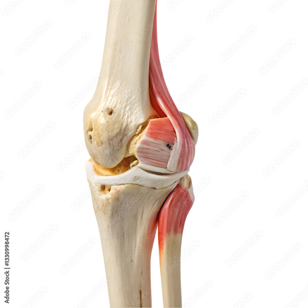 Anatomy of-the knee pain leg joint and bone injury ON TRANSPARENT ...