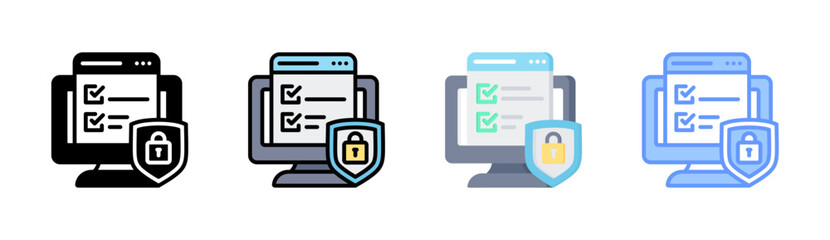 Secure Data Icon