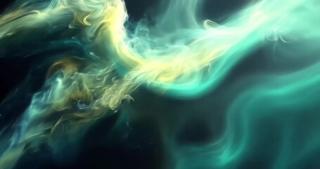 Wall Mural - Abstract swirling colors in dark background
