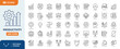 © Cetacons - Productivity icon set. Containing efficiency, task, focus, multitasking, routine, workflow, growth, productive, and more. Outline Icon Collection. Vector illustration. Editable stroke