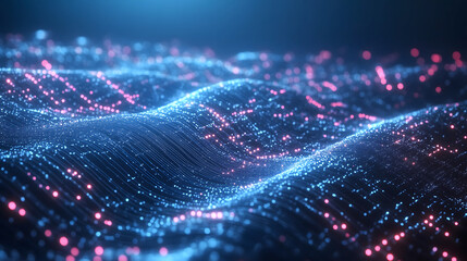 Wall Mural - wireless wi-fi network and connection abstract data background with wifi symbol