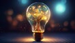 © punyapob - Concept of new ideas and innovation. tree