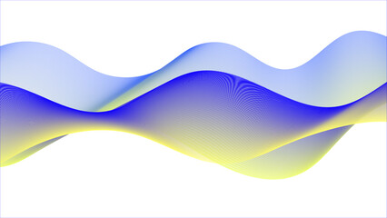 Wall Mural - Abstract technology lines backgrounds by wave lines background. olored waves design element. 