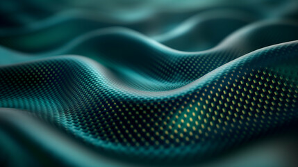 Wall Mural - teal wavy texture elegant pattern, modern digital art for graphic design