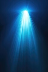 Wall Mural - a single light source shining brightly against a dark backdrop