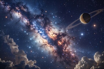 Wall Mural - stellar phenomena and cosmic artwork capturing the beauty of space and stars