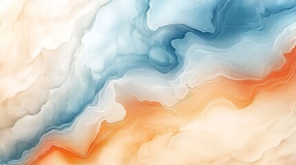 Wall Mural - a flowing abstract artistic representation featuring multiple layered colors