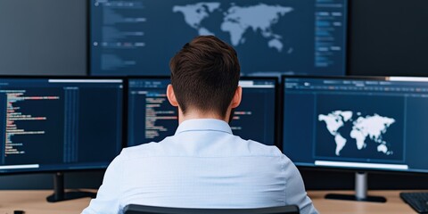Cyber Security Analyst Investigating Global Online Fraud Schemes