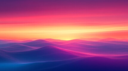 Wall Mural - vibrant colors paint a beautiful scenic landscape in the sky