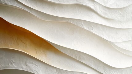 Wall Mural - flowing elegance a beige and white abstract textured background with soft curving lines