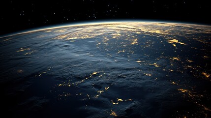 a breathtaking view of planet earth from outer space
