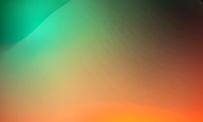 Wall Mural - fading light gradient background with soft green and orange texture