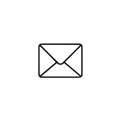 Wall Mural - a minimalist vector graphic of an envelope conveying communication or mail in a clean simple style a