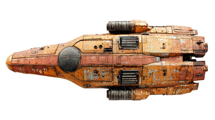 Wall Mural - Spaceship launch space stock photo isolated aerial view sci-fi concept