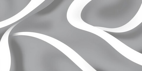 Wall Mural - abstract grey and white wavy lines forming a seamless vector background pattern, grey background, mo