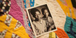 © Lila Patel - Sepia Photograph of Two Boys on Patchwork Quilt