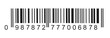 © dule964 - Black barcode, tag for products, bar code icon isolated on white background, with clipping path