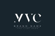 © Mahamud - MVC abstract letter logo design. This logo is designed by three abstract letters.