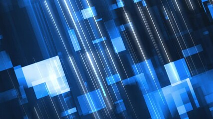 Wall Mural - blue abstract with lines background connection futuristic network data mining hd