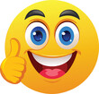© Slynsmaker - Happy Yellow Smiley Face with Thumb Up