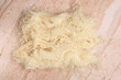 © Кирилл  - dry kataifi dough on light background