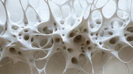 Sticker - abstract biological structure with intricate cellular patterns