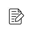 © LUNARA - Note icon logo design. notepad sign and symbol