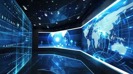 Wall Mural - _Background_of_the_exhibition_board_for_the_annual_