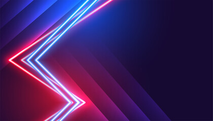 Wall Mural - eye catching digital neon lines abstract wallpaper