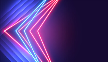 Wall Mural - digital electric laser lines abstract wallpaper in neon style