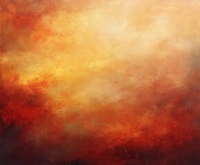 Wall Mural - fiery abstract: an expressive abstract artwork ablaze with a symphony of warm hues—fiery reds, burnt