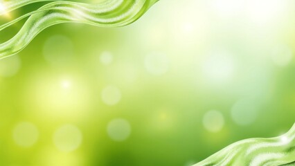 Wall Mural - green lime yellow white abstract background. color gradient ombre blur. line wave liquid fluid. nois