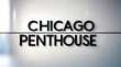 © DavoeAnimation - Modern penthouse in Chicago featuring sleek typography and urban design elements