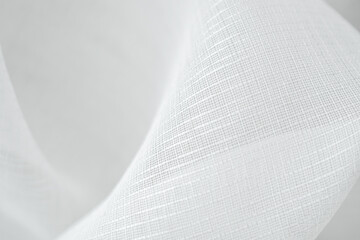 Wall Mural - abstract luxury white fabric texture background
