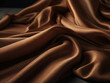 © The Pattern Forest - The brown silk material appears soft and luxurious.
